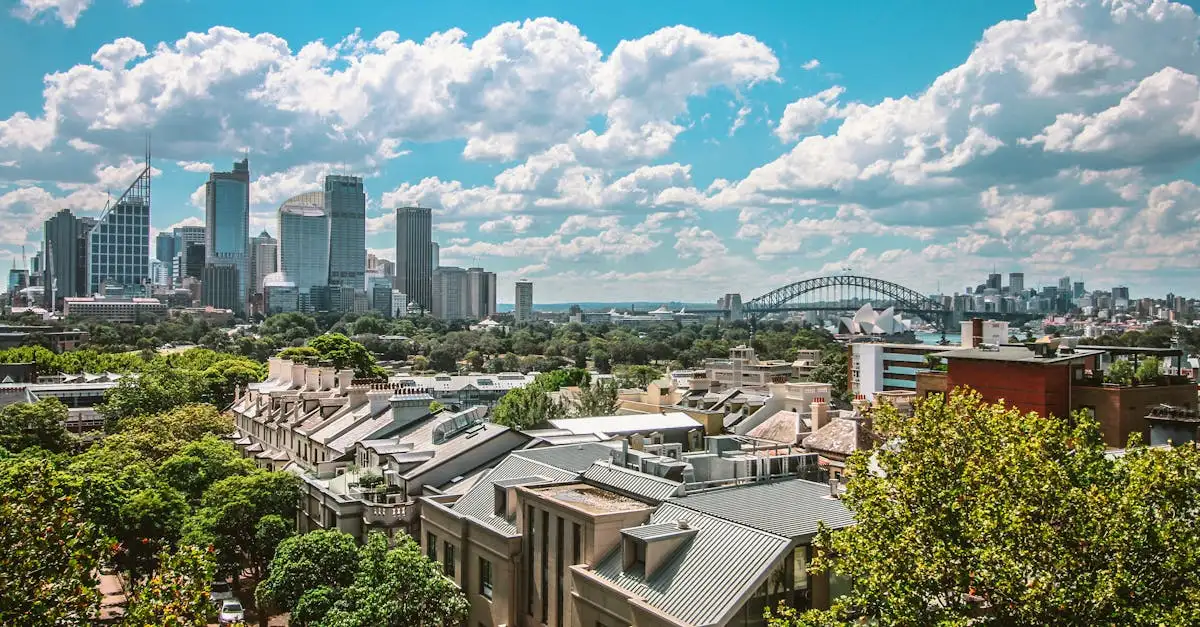 Welke stad in Australië heeft de meeste wolkenkrabbers?