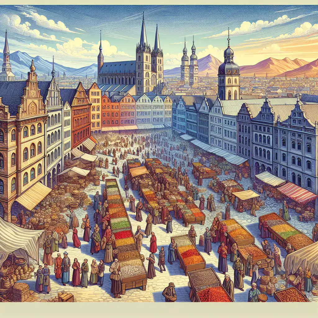 Welke stad in Europa is het centrum voor specerijenveilingen?