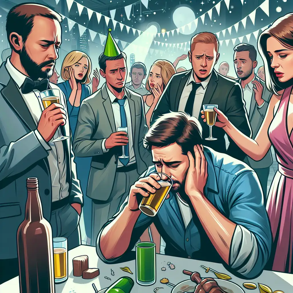 Drinkt jouw man te veel op feestjes? Ontdek de oorzaken!