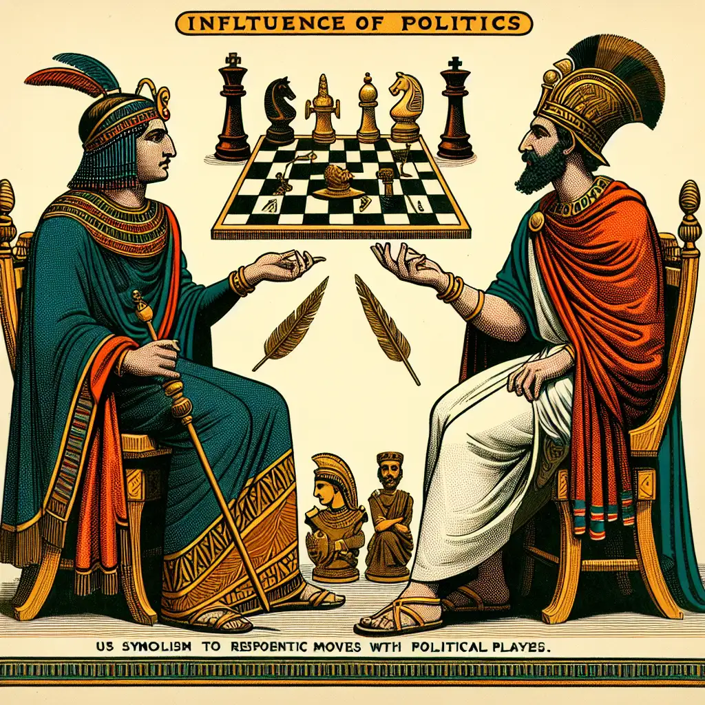 Hoe beïnvloedde politiek Cleopatra's relaties met Caesar en Antonius?