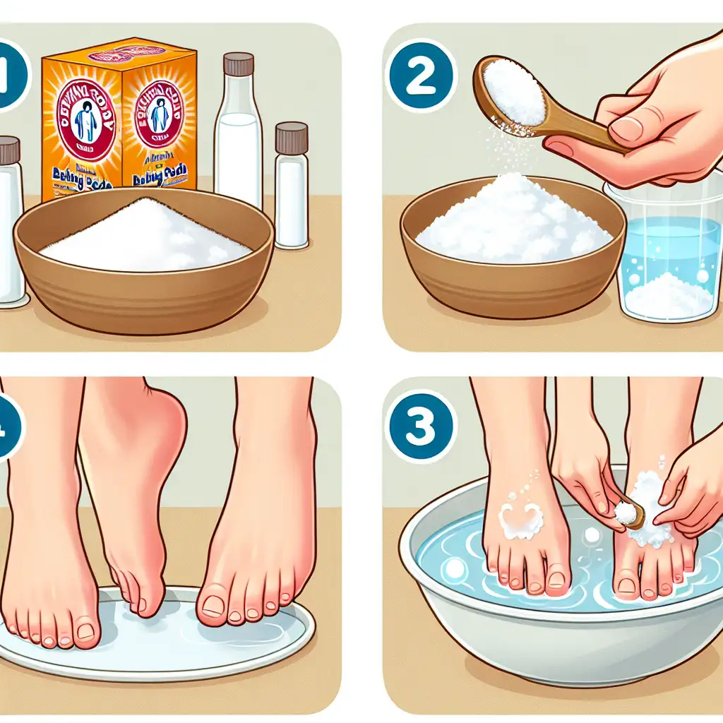 Hoe gebruik je baking soda voor voetexfoliatie?