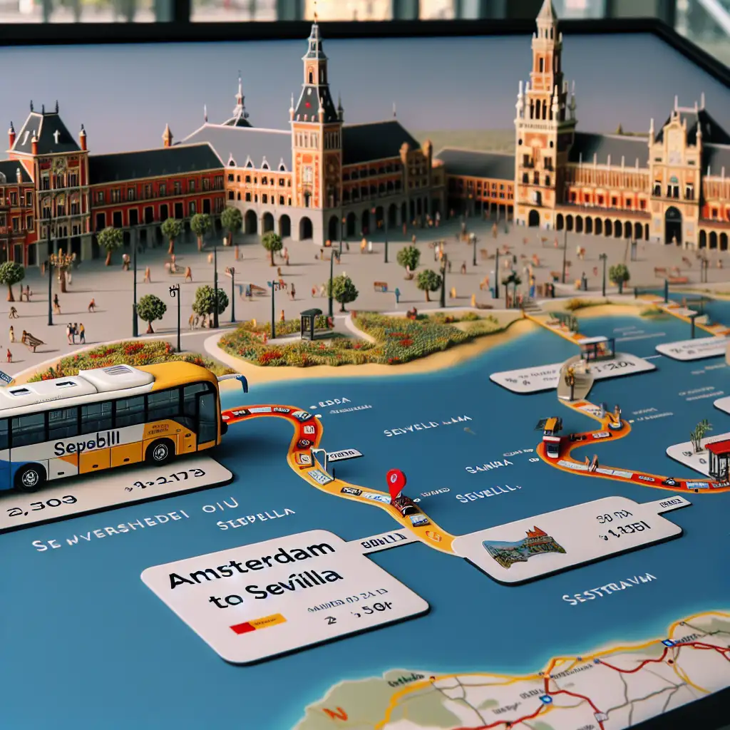 Hoe lang is het vanaf Amsterdam met de bus of trein naar Sevilla? Ontdek het hier!
