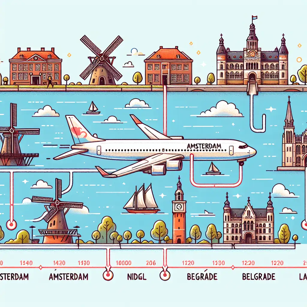 Hoe lang vlieg je van Amsterdam naar Belgrade Nikola Tesla Airport (BEG)? Ontdek het hier!