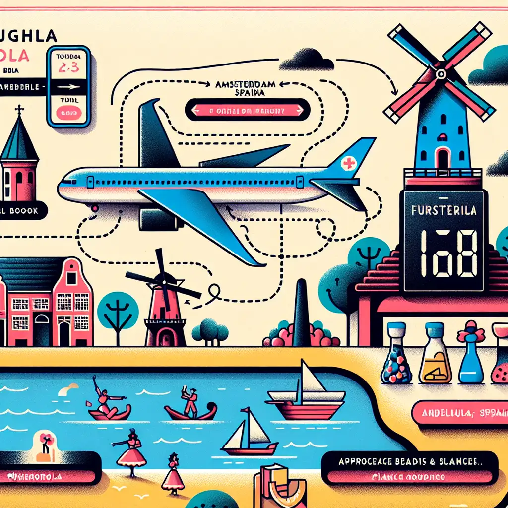 Hoe lang vlieg je van Amsterdam naar Fuengirola (Andalusië, Spanje)? Tips en reistijden.