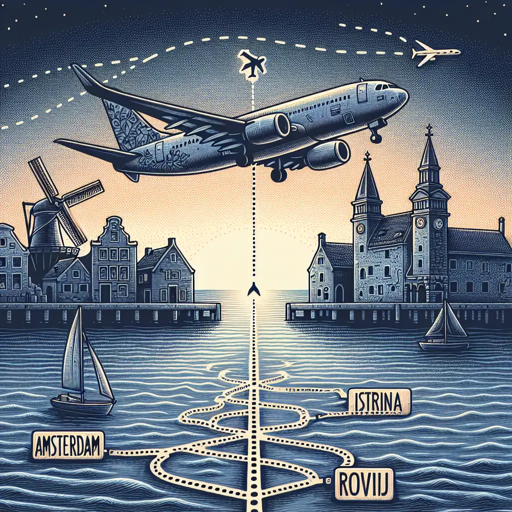 Hoe lang vlieg je van Amsterdam naar Rovinj (Istrië, Kroatië)? Ontdek het hier!