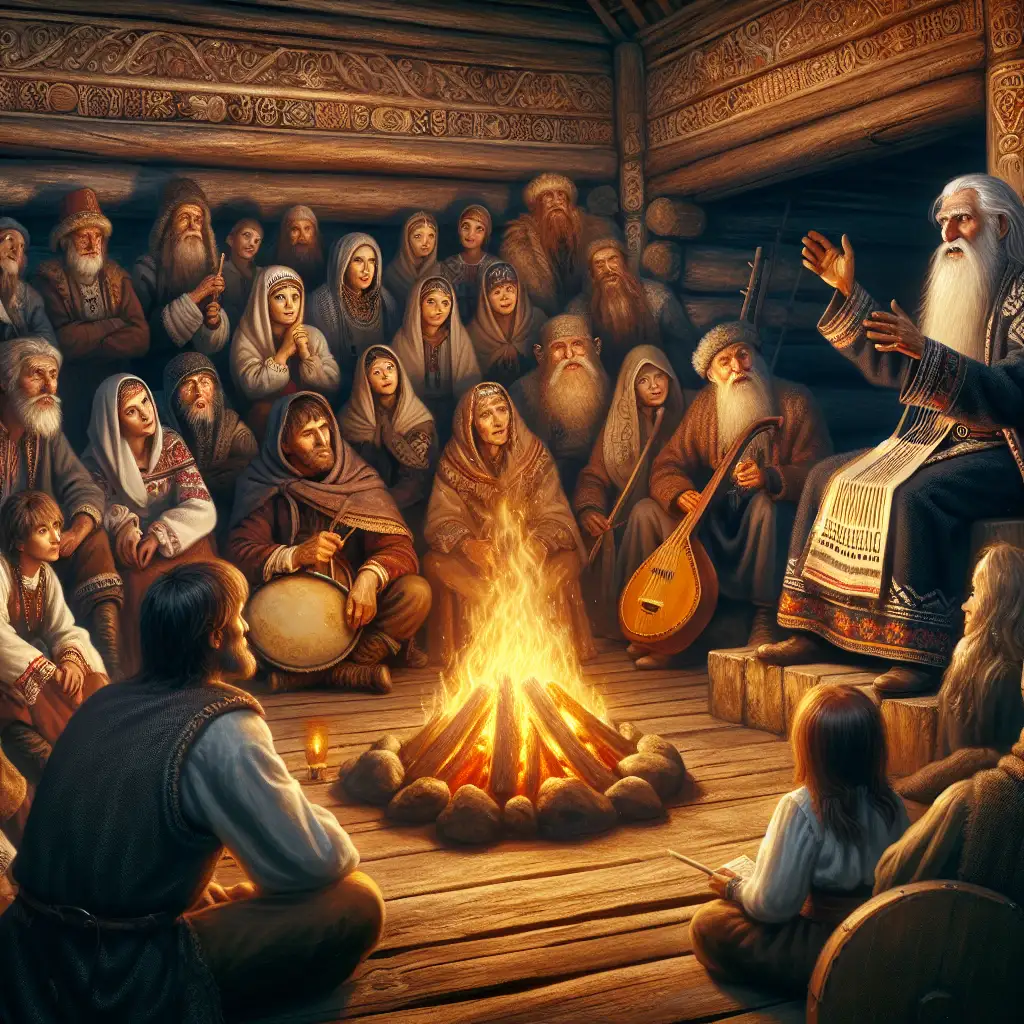 Hoe werden legendes en verhalen doorgegeven in Kievan Rus?