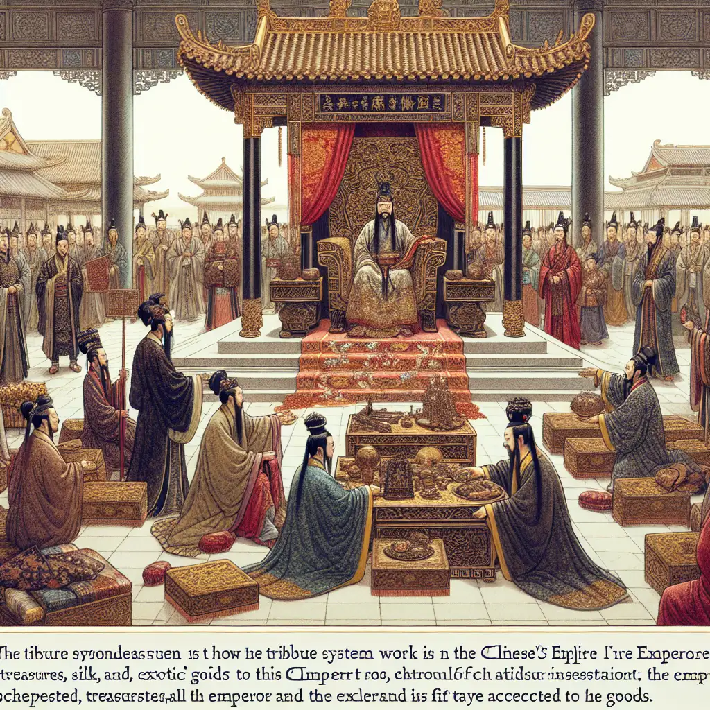 Hoe werkte het tribuutsysteem in het Chinese Keizerrijk?