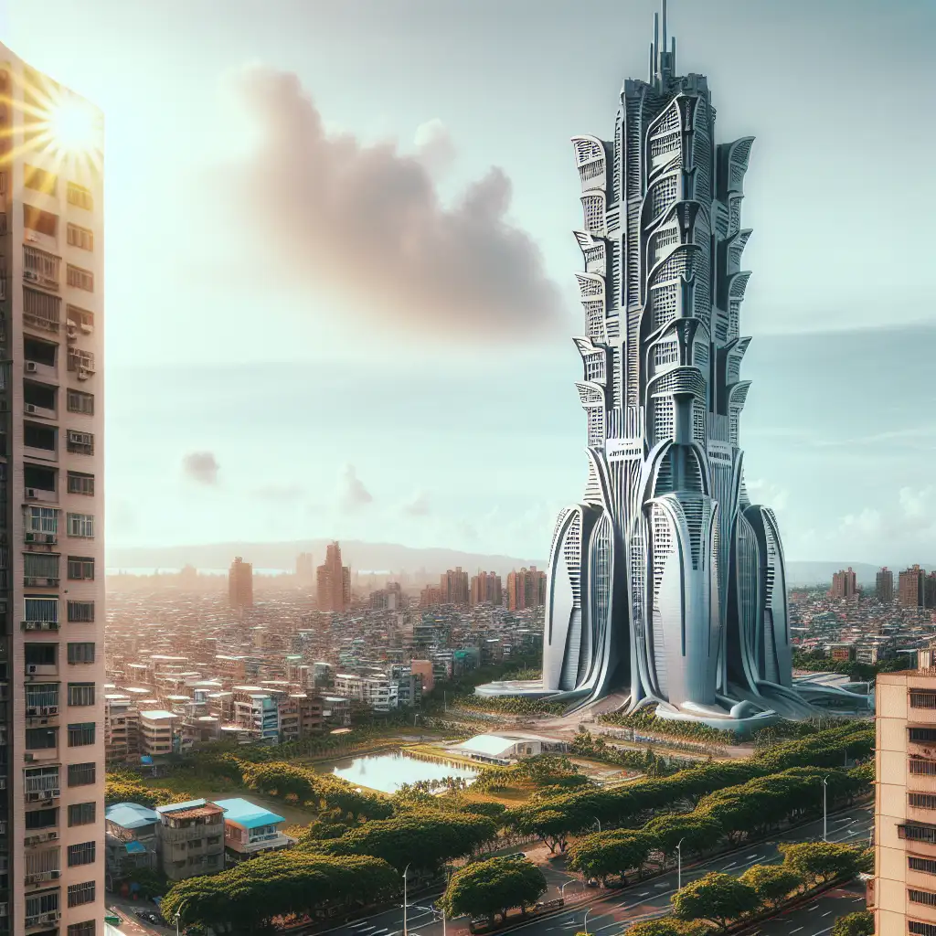 Is de Tuntex Sky Tower te vinden in Kaohsiung, Taiwan?