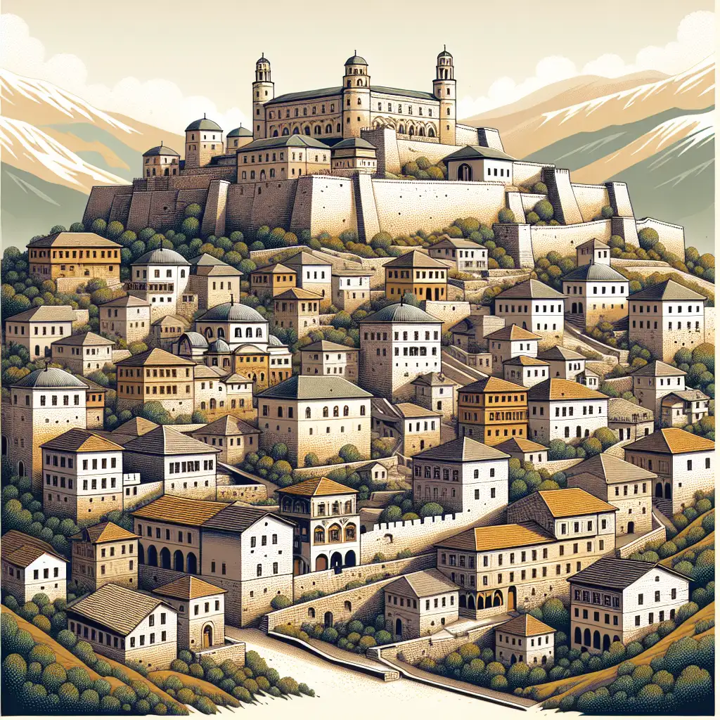 Waar ligt de historische stad Gjirokastër precies?