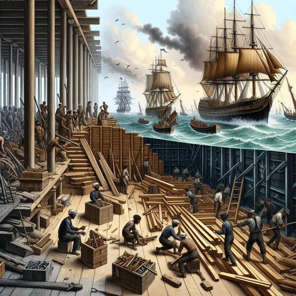 Was de overstap van hout naar staal cruciaal voor scheepsbouw?