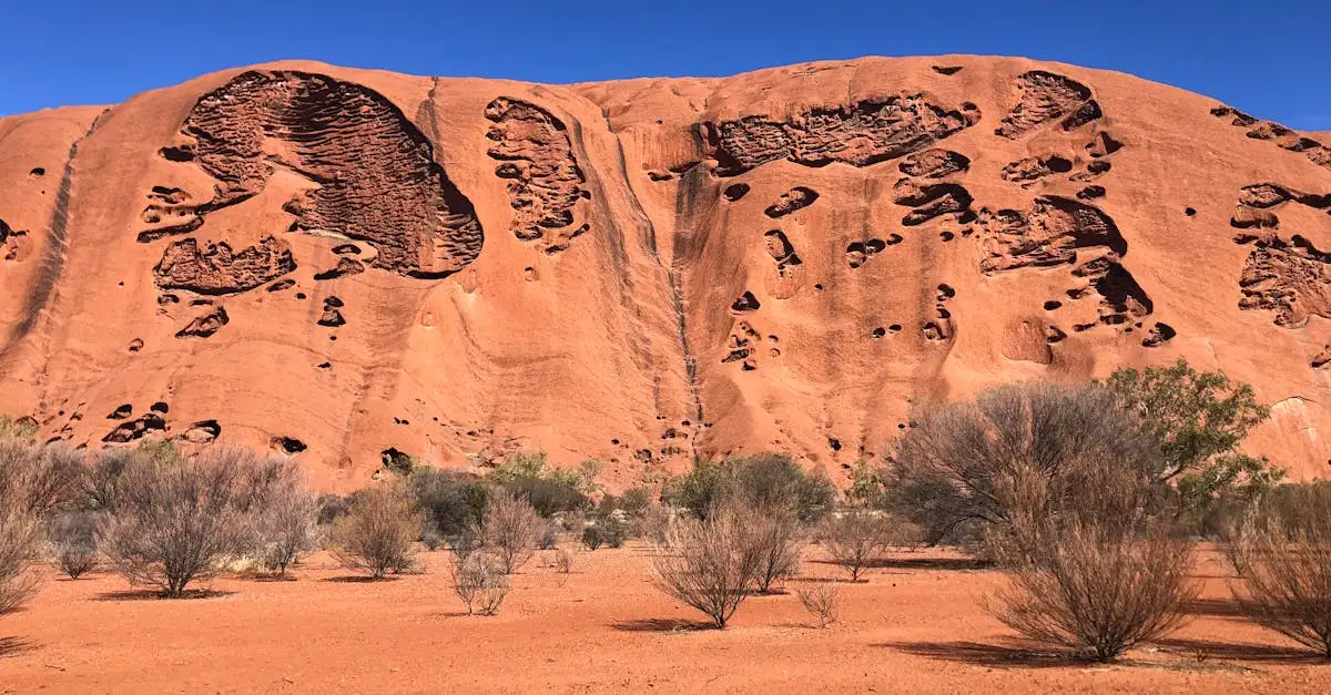 Wat is de beroemde rotsformatie Uluru in Australië?