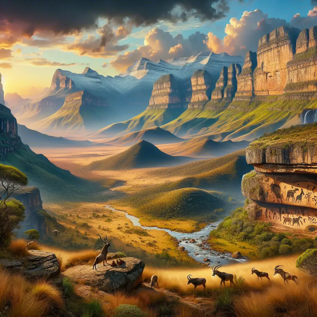 Wat is het uKhahlamba-Drakensberg Park in Zuid-Afrika?