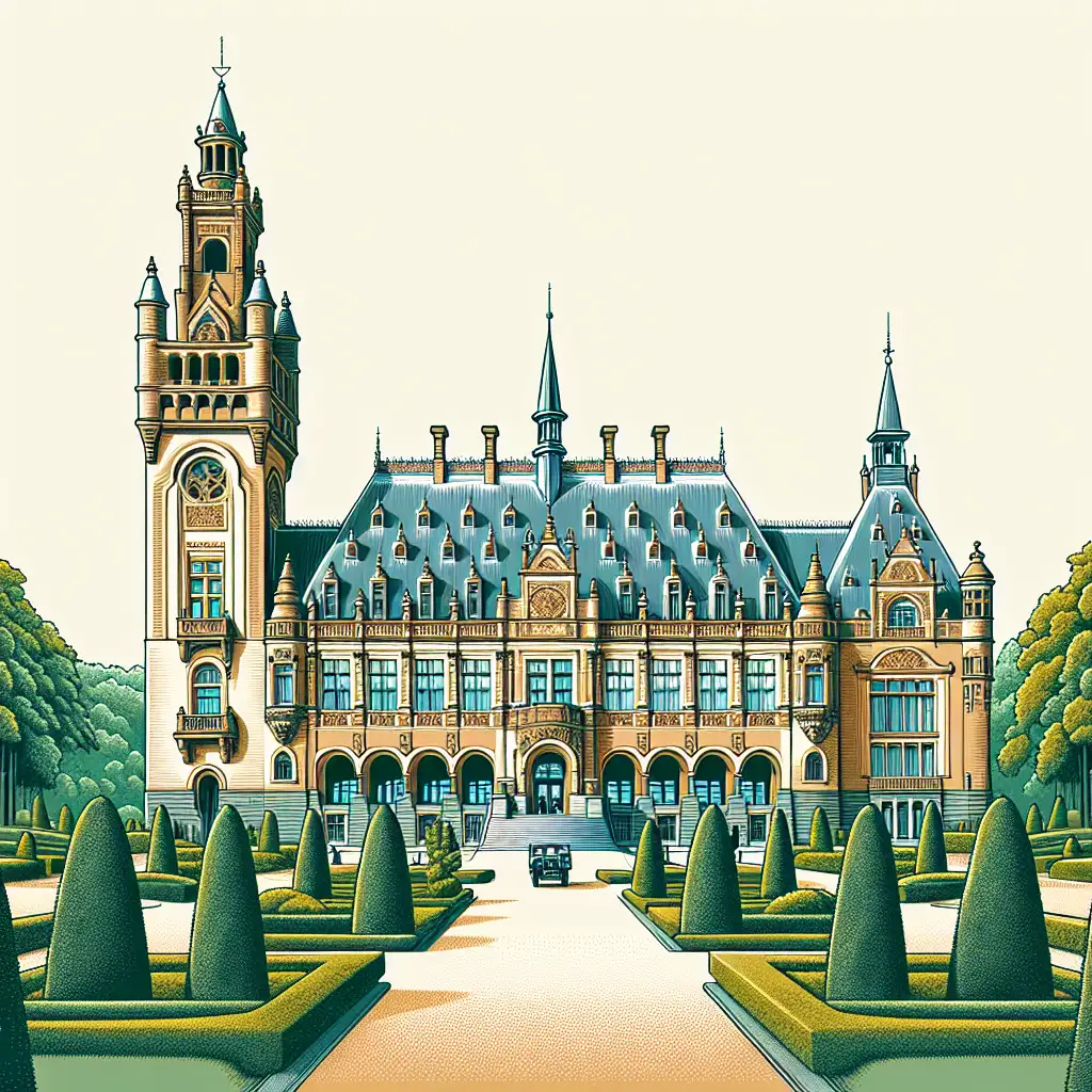 Wat maakt het Vredespaleis het beroemdste gebouw in Den Haag?