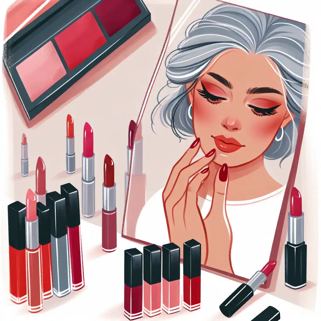Welke kleur lipstick bij grijs haar? Ontdek de beste tinten!
