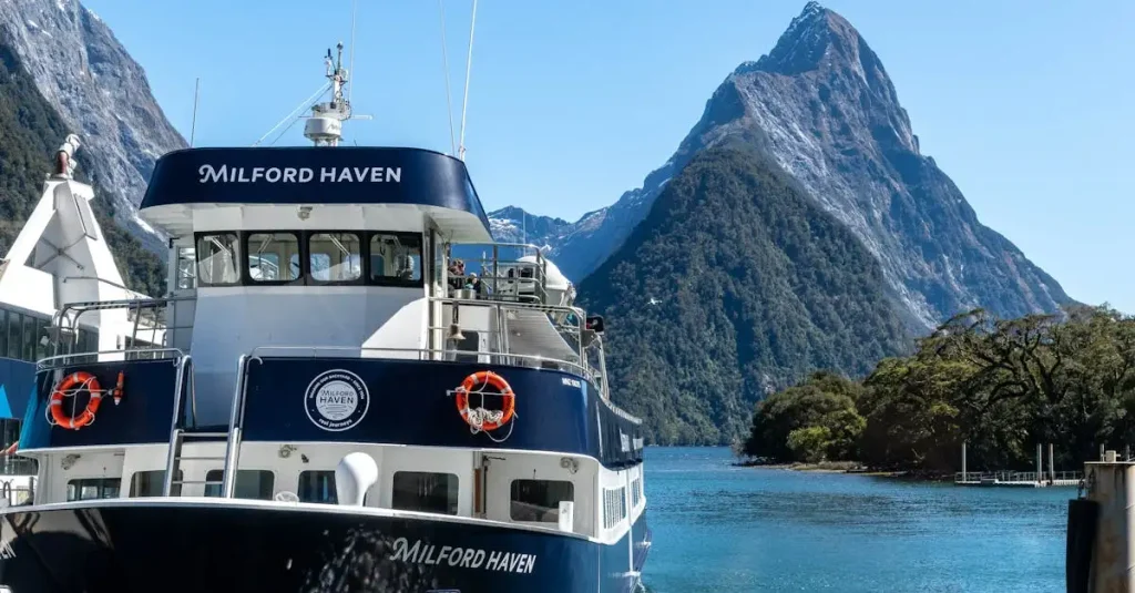 Welke regio in Nieuw-Zeeland heeft de Milford Sound?