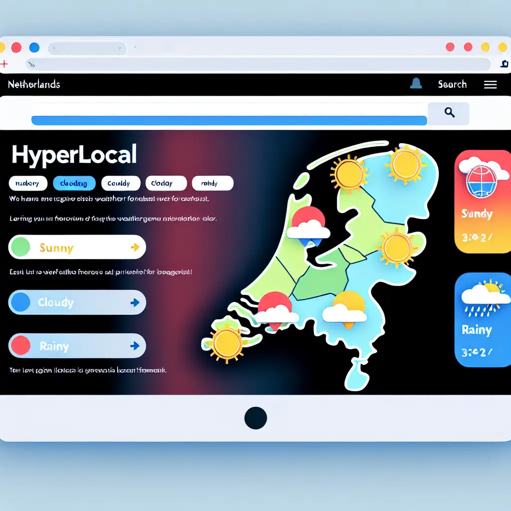Zijn er websites met hyperlokale weersvoorspellingen in Nederland?