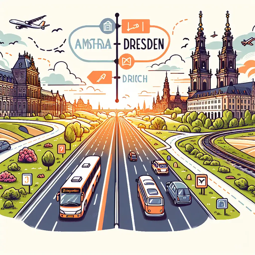 Hoe lang is het vanaf Amsterdam met de bus of trein naar Dresden? Ontdek het hier!