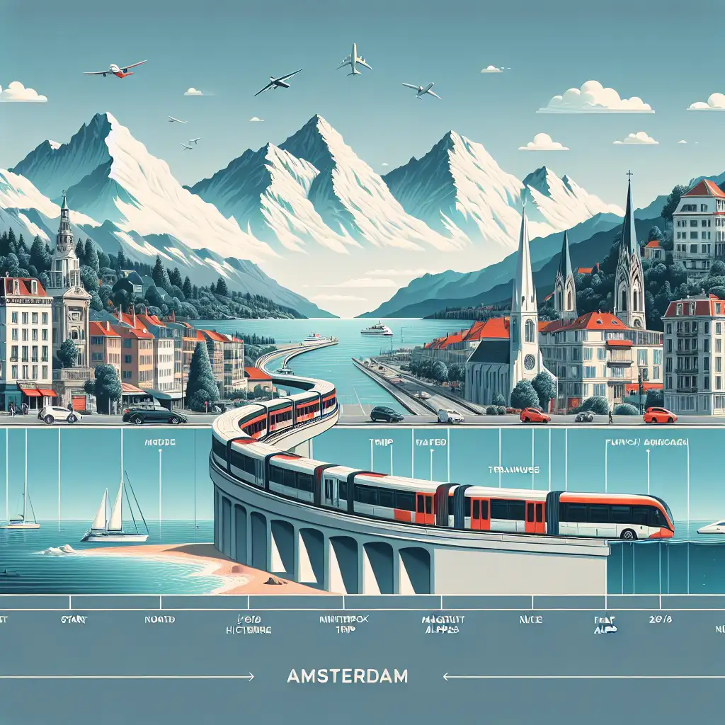 Hoe lang is het vanaf Amsterdam met de bus of trein naar Nice? Ontdek het hier!