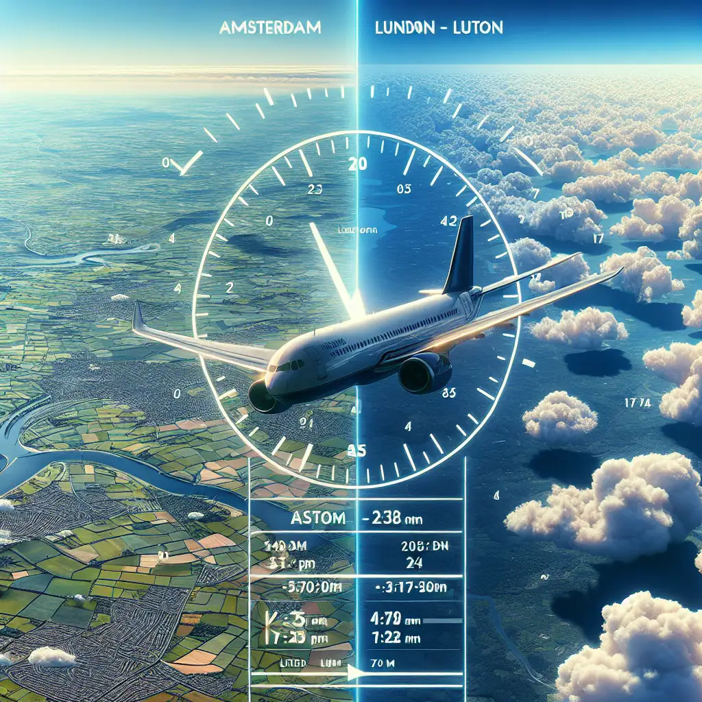Hoe lang vlieg je van Amsterdam naar London Luton Airport (LTN)? Ontdek het hier!