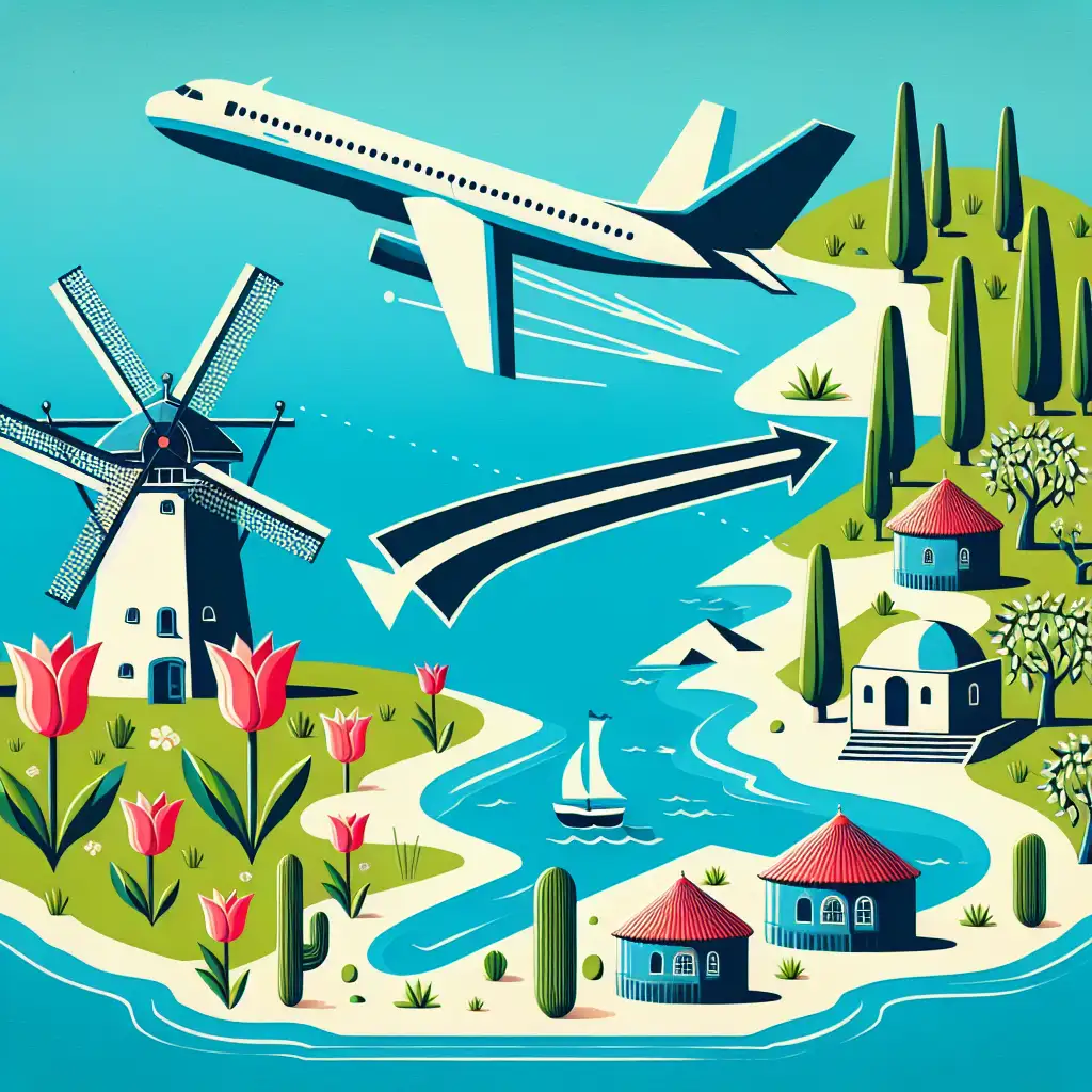Hoe lang vlieg je van Amsterdam naar Skopelos (Griekenland)? Ontdek het!