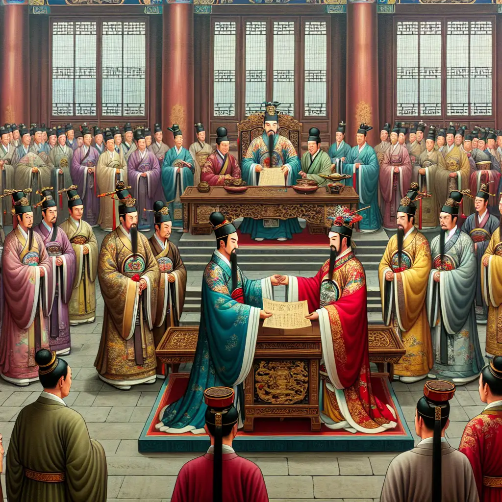 Hoe werden edelen benoemd in het Chinese keizerrijk?