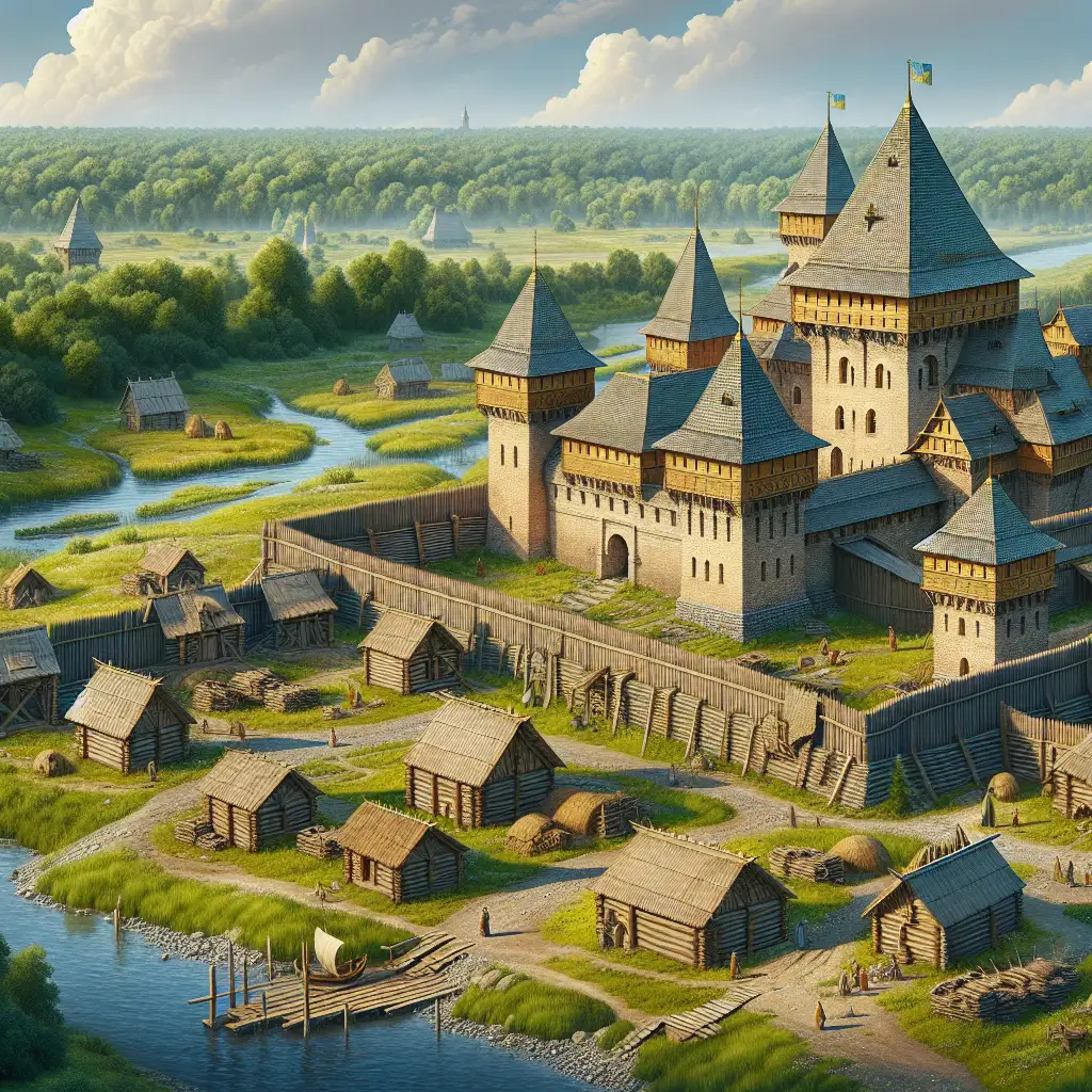 Hoe zagen kastelen en forten eruit in Kievan Rus?