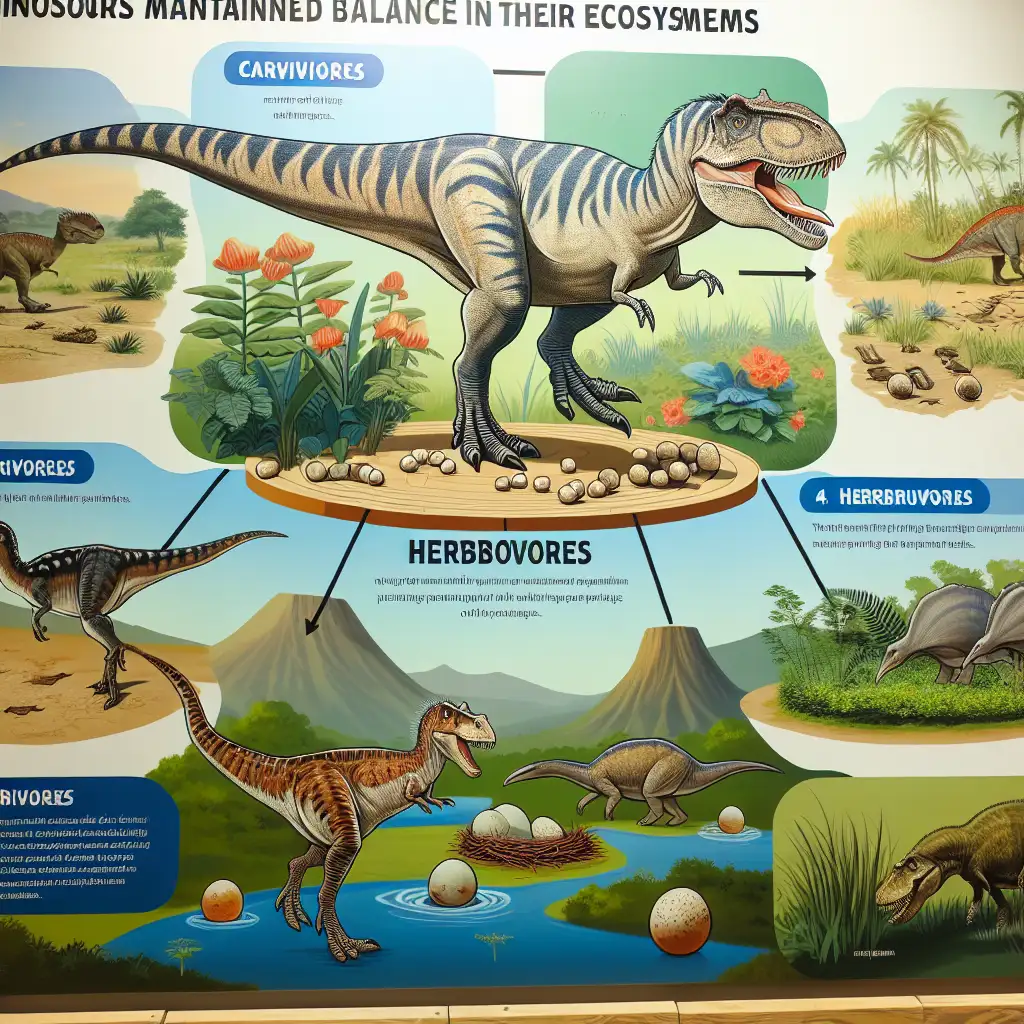 Hoe zorgden dinosaurussen voor balans in hun ecosystemen?