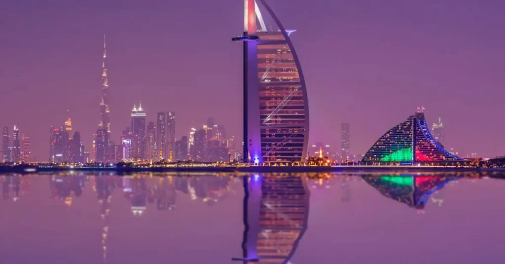Is de Burj Al Arab echt in Dubai, VAE gevestigd?