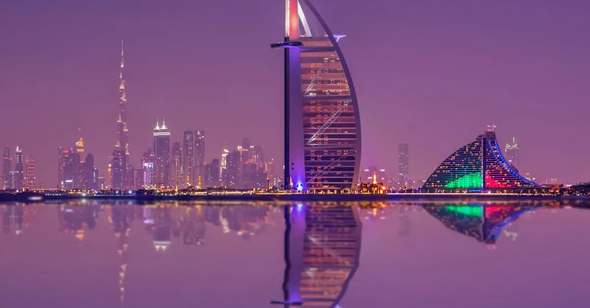 Is de Burj Al Arab echt in Dubai, VAE gevestigd?