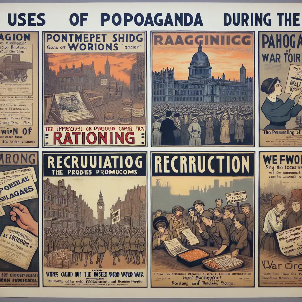 Waarvoor werd propaganda gebruikt in de 1ste WO?