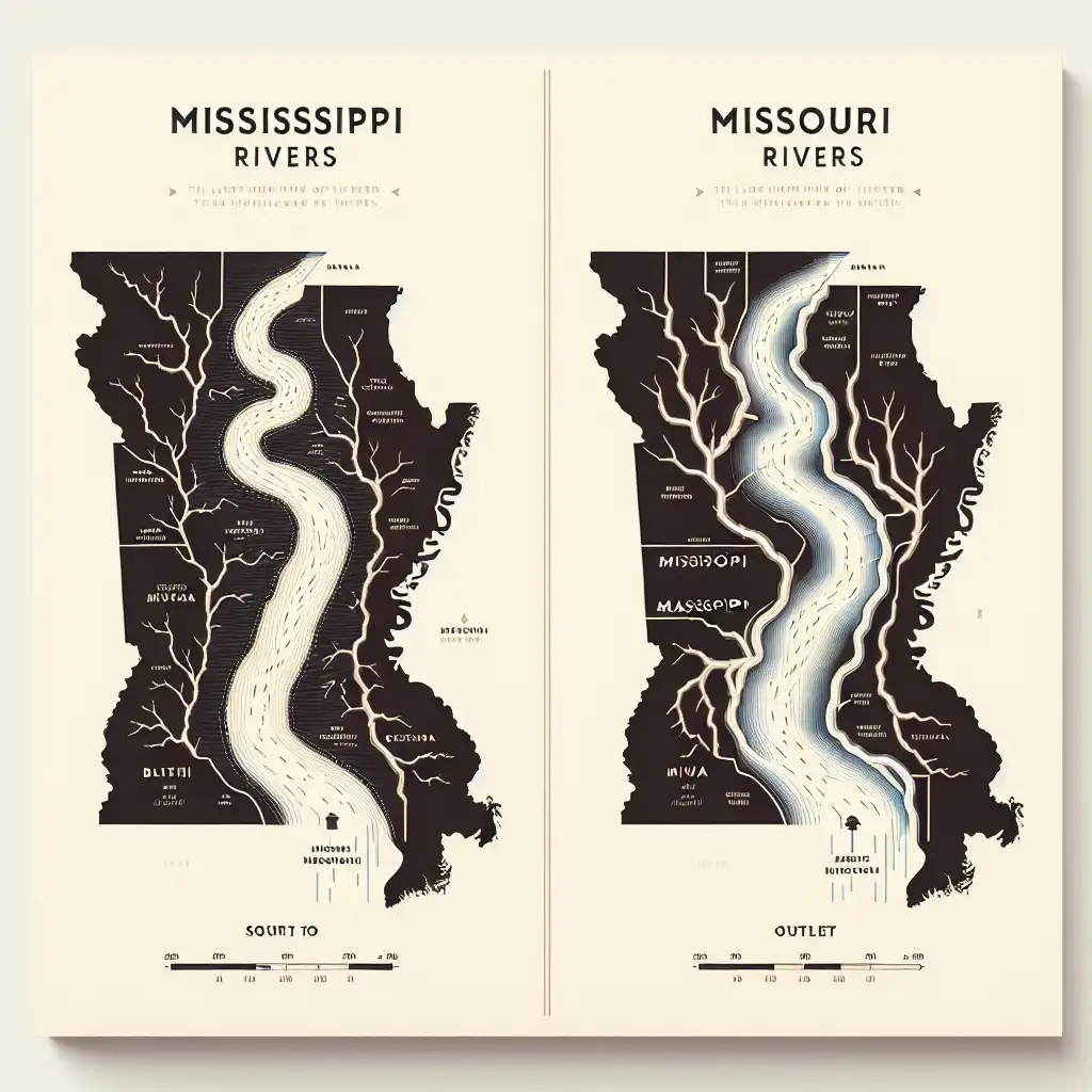 Wat is de langste rivier: Mississippi of Missouri?