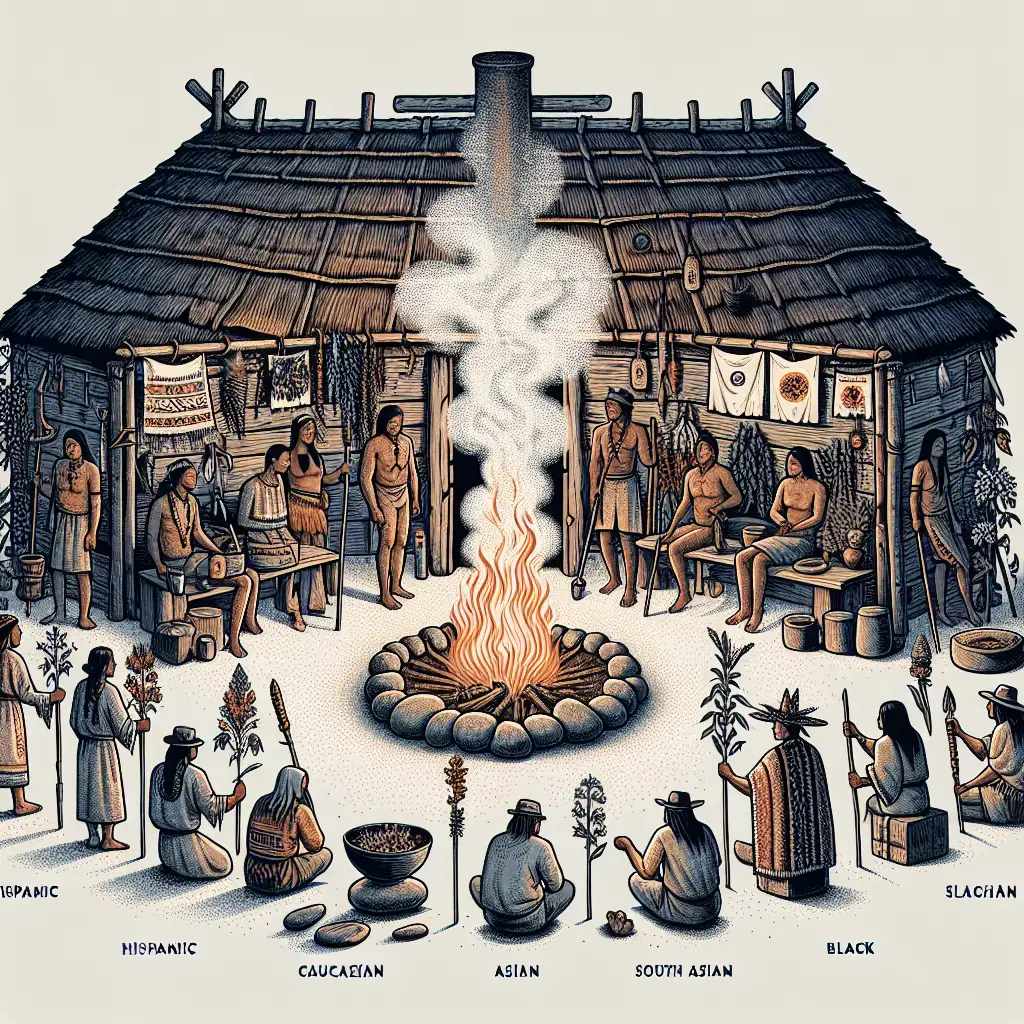 Wat is het belang van de zweethutceremonie in de mythologie?