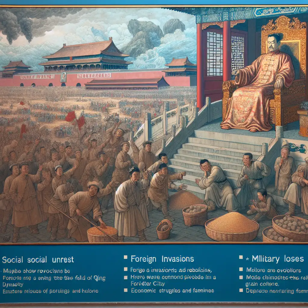Wat veroorzaakte de val van de Qing-dynastie?
