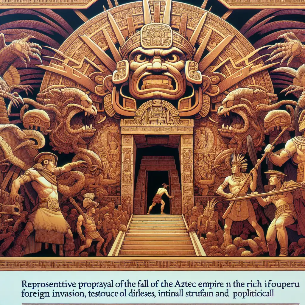 Wat veroorzaakte de val van het Azteekse rijk?