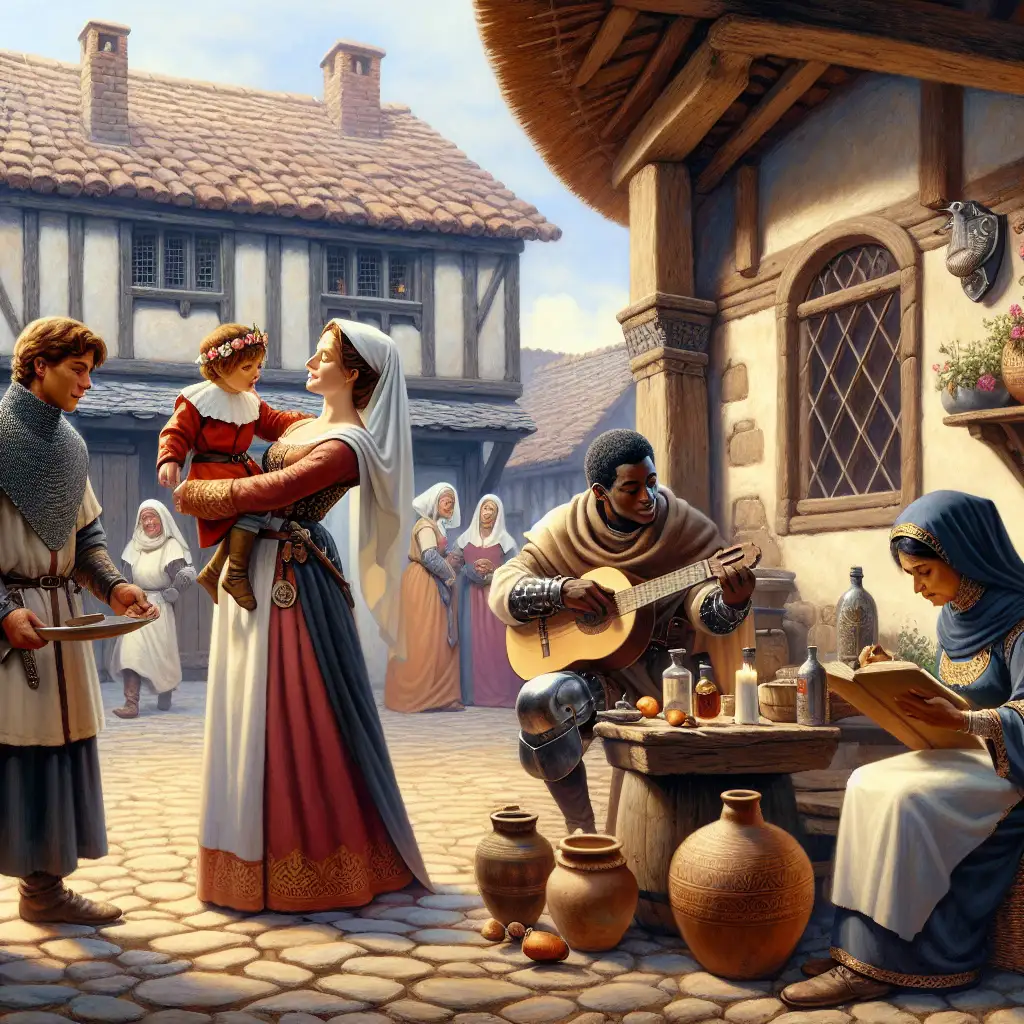 Wat was de rol van vrouwen in de ridderlijke samenleving?