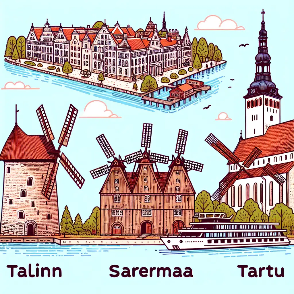 Wat zijn de top 3 bezienswaardigheden in Estland?