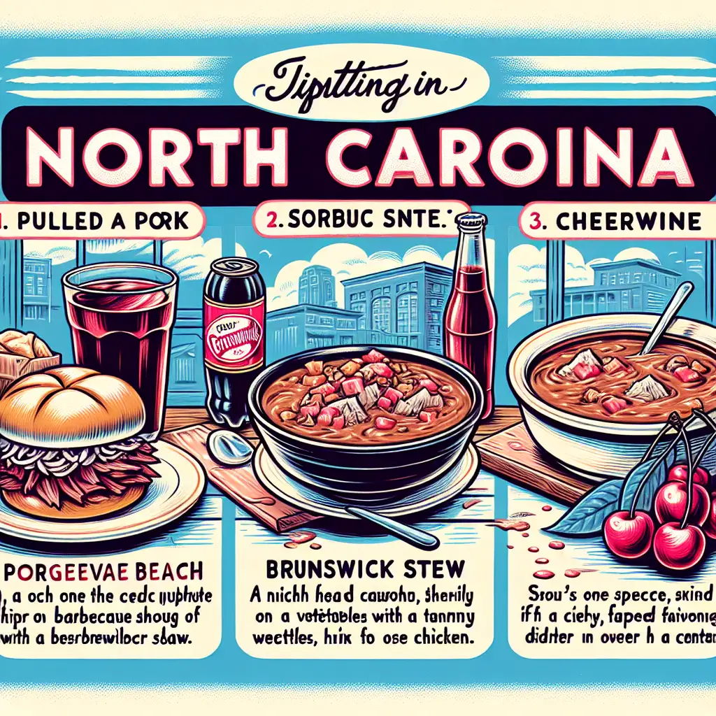 Wat zijn de top 3 culinaire specialiteiten in North Carolina?
