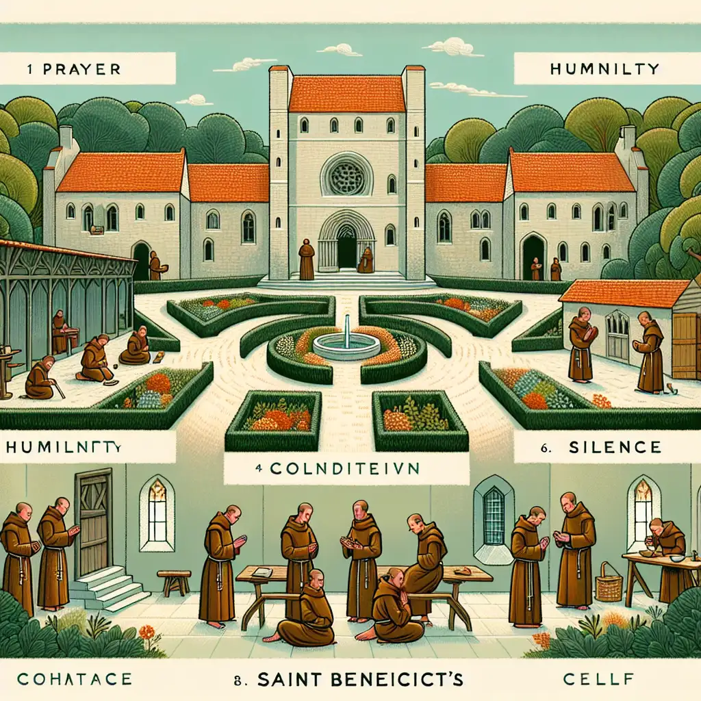 Welke bepalingen bevat de orderegel van Benedictus?