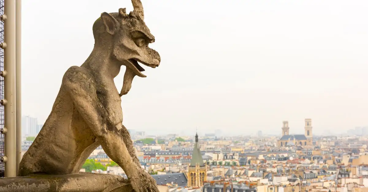 Welke Franse stad staat bekend om zijn gotische architectuur?
