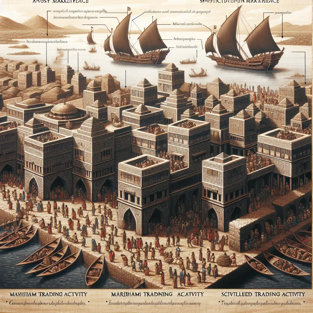 Welke stad was de handelsstad van de Swahili-cultuur?