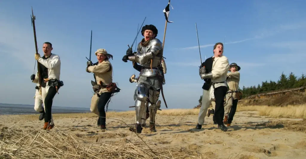 Welke wapens gebruikten ridders naast hun zwaarden?