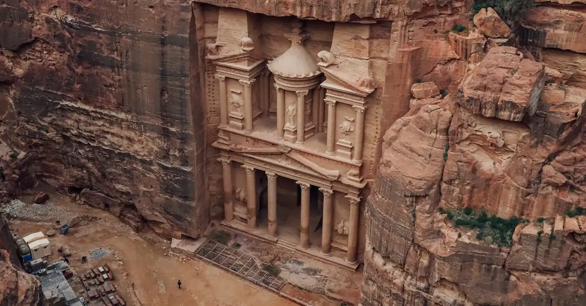 Welke woestijn in Jordanië is beroemd om Petra?