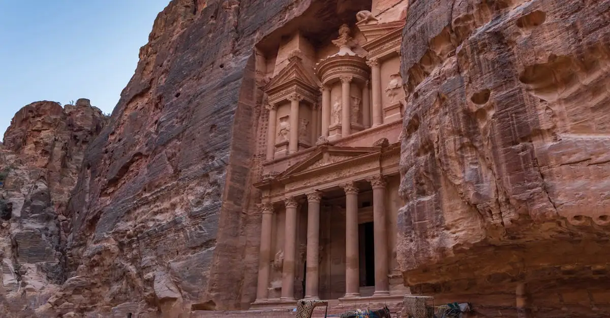 Welke woestijn in Jordanië is beroemd om Petra?