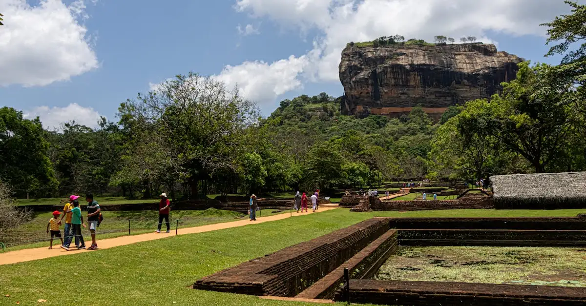 Wie bouwde de oude stad Sigiriya in Sri Lanka?