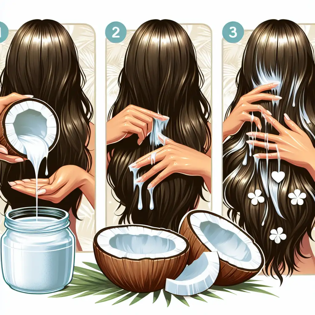 Hoe gebruik je kokosolie voor het voeden van droog haar?