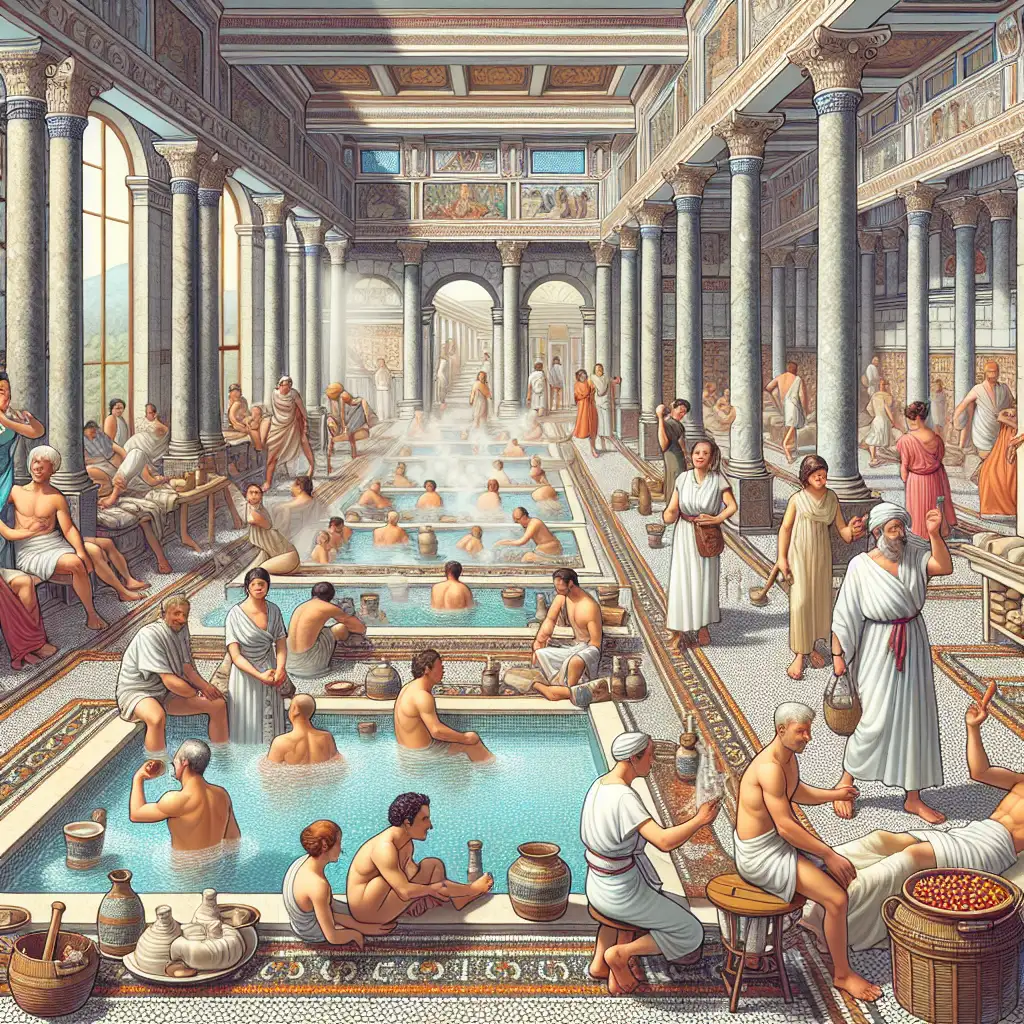 Hoe gebruikten de Romeinen badhuizen voor gezondheidszorg?