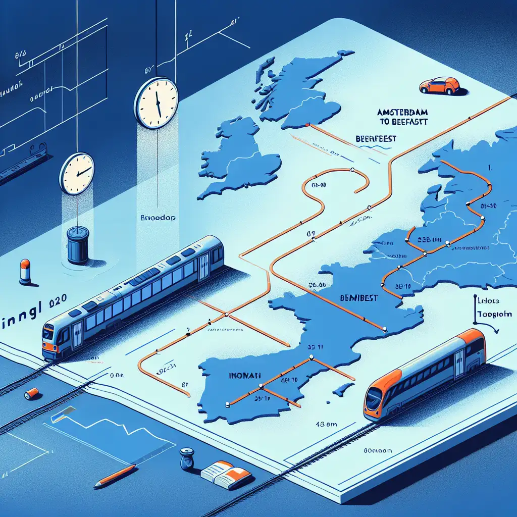 Hoe lang is het vanaf Amsterdam met de bus of trein naar Belfast? Ontdek het hier!