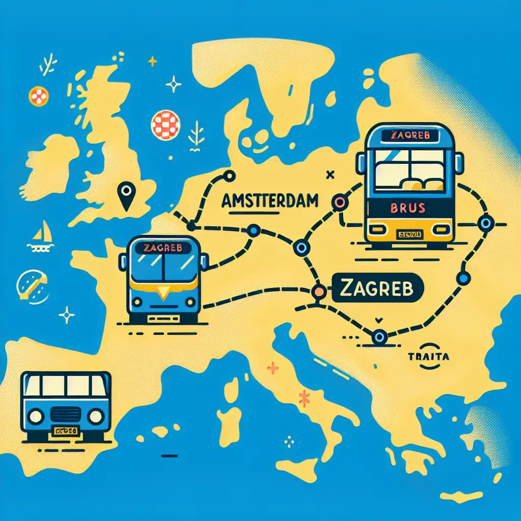 Hoe lang is het vanaf Amsterdam met de bus of trein naar Zagreb? Ontdek het hier!