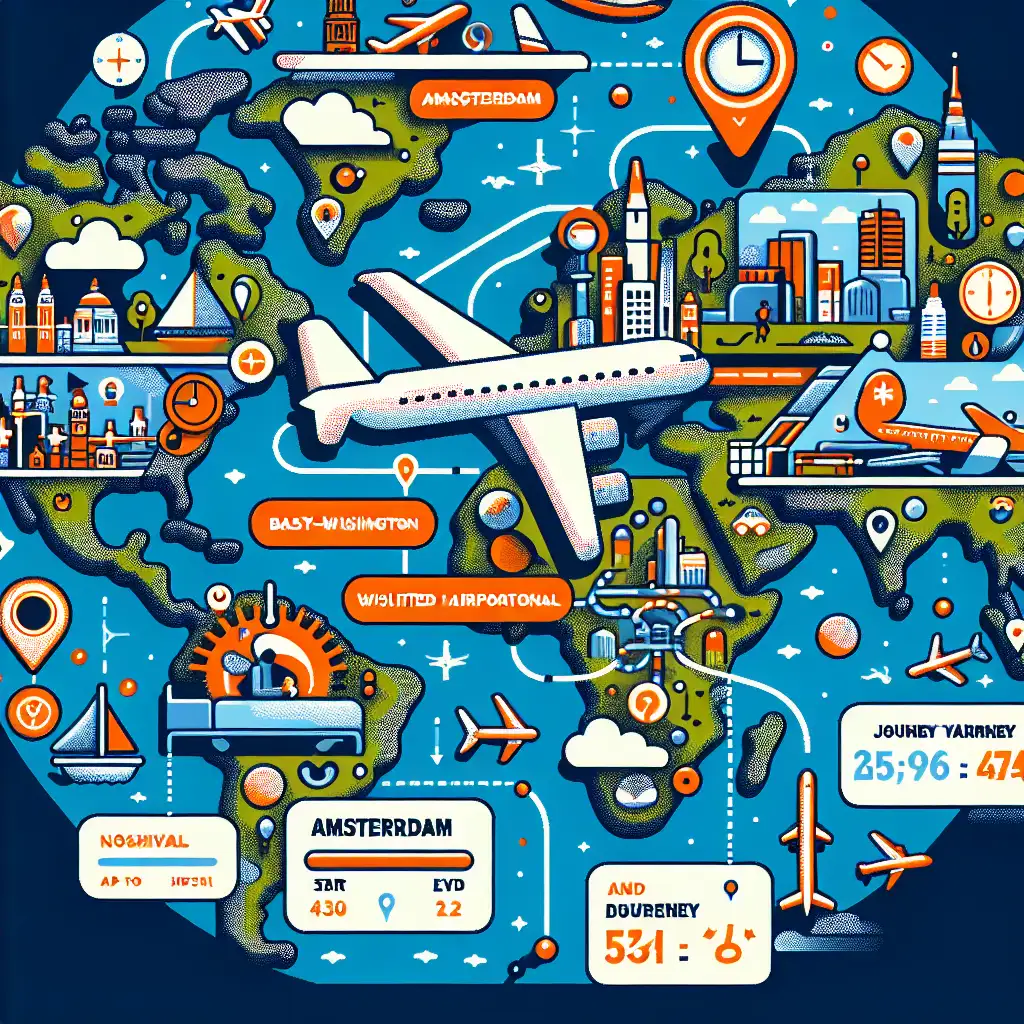 Hoe lang vlieg je van Amsterdam naar Baltimore–Washington International Airport (BWI)? Ontdek reistijden!