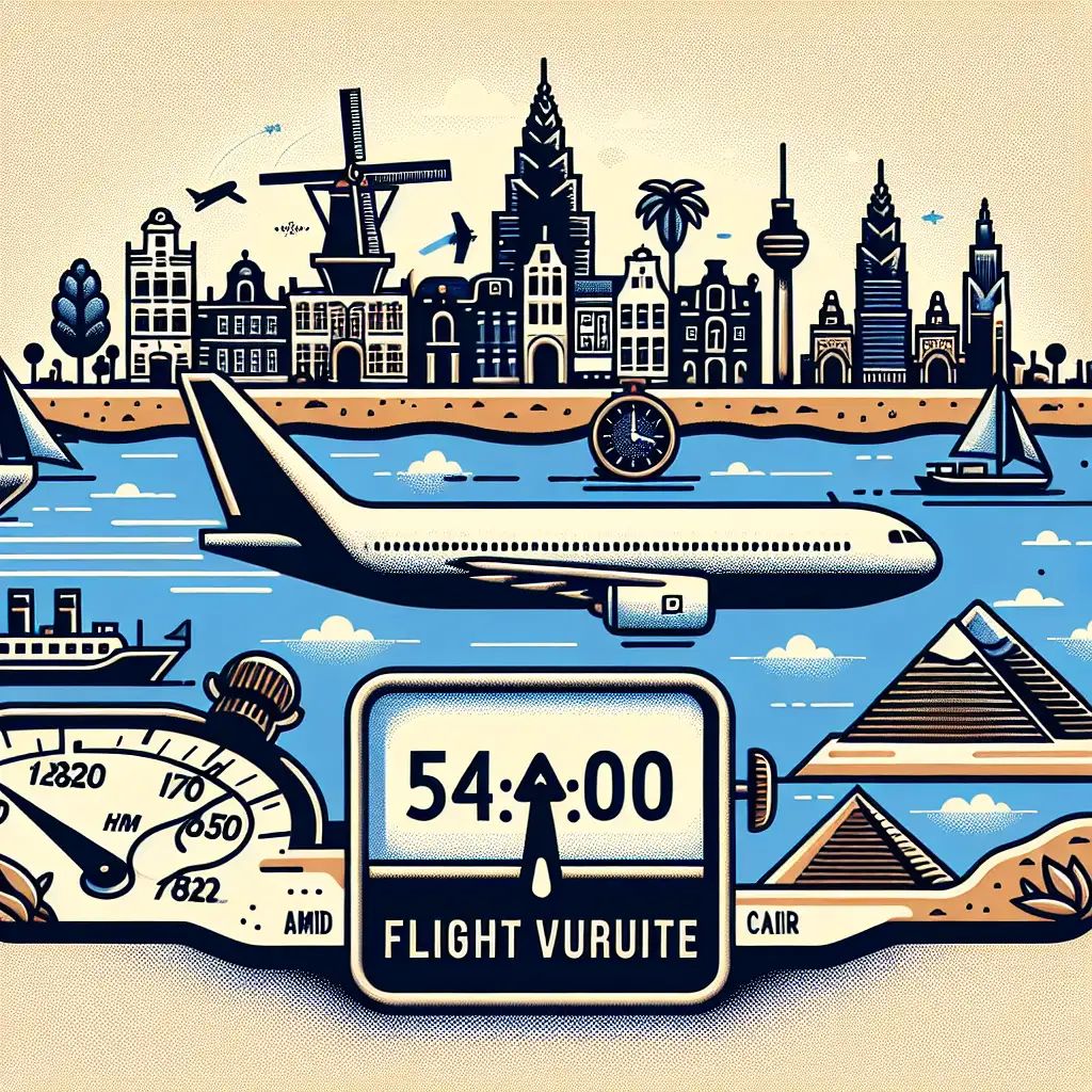 Hoe lang vlieg je van Amsterdam naar Cairo? Ontdek de reistijd!